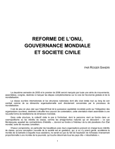 réforme de l`onu - Lutte de Classe