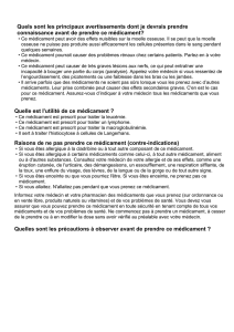 Quels sont les effets secondaires communs de ce médicament
