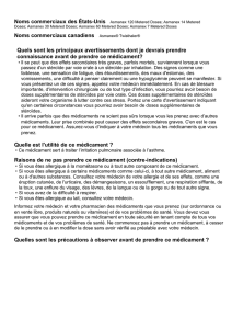 Quels sont les effets secondaires communs de ce médicament