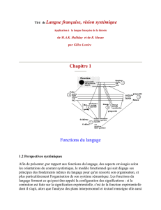 Vision systémique Chap.1 Fonctions du langage