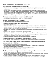 Quand dois-je appeler le médecin de mon enfant?