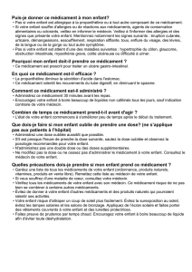 Quand dois-je appeler le médecin de mon enfant?