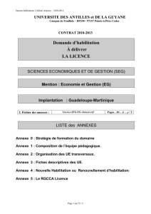 annexe 2 - Université des Antilles et de la Guyane