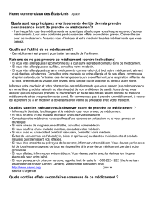 Quels sont les effets secondaires communs de ce médicament