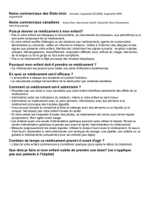 Puis-je donner ce médicament à mon enfant?