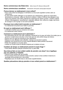 Puis-je donner ce médicament à mon enfant?