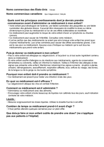 Puis-je donner ce médicament à mon enfant?