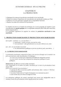 la production