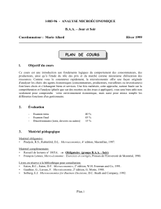 l-803-96 - ANALYSE MICROÉCONOMIQUE