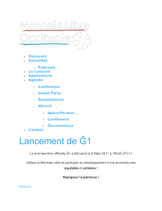 Nouvelle Année 2017, Année de la Monnaie Libre : Monnaie Libre