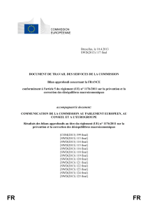 FR FR Table des matières Résumé et conclusions 1. Introduction 2