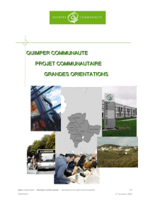 Projet co-orientations - Mairie de Quimper