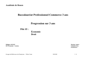 Bac Pro Commerce - Économie et gestion en lycée professionnel