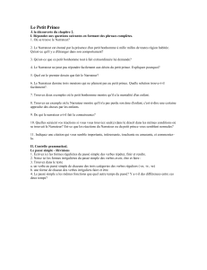 Petit Prince CH2 questions