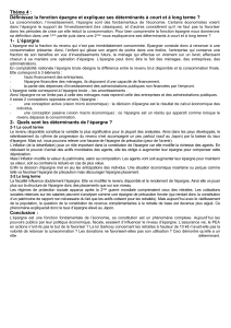 L`activit&eacute; &eacute;co est d&eacute;compos&eacute;e en 3 fonctions : conso, &eacute;pargne