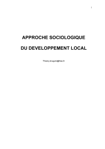 le developpement local
