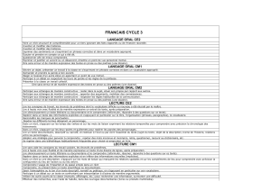 langage oral ce2