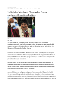 bolivie / equateur - Denis Rolland, Amérique latine et relations