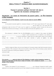 Les documents du cours