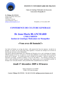 Contact: Philippe JEANTEUR - IGMM