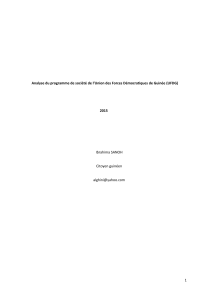 1) Le renforcement de stabilité macroéconomique