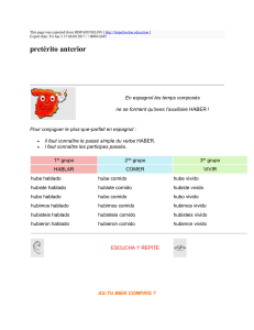 pretérito anterior : HISPAFENELON : http://hispafenelon.education