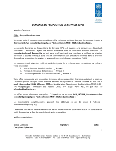 DPS - UNDP | Procurement Notices