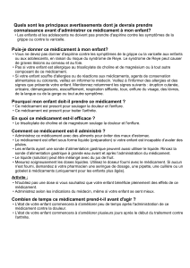 Quand dois-je appeler le médecin de mon enfant?