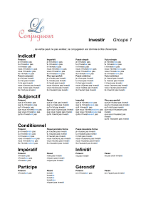 Indicatif - Le conjugueur