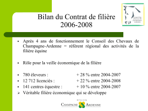 Diapositive 1 - Conseil des chevaux de Champagne