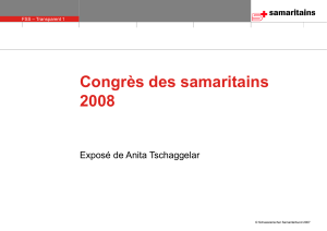 Congrès samaritain 2008 - Der Schweizerische Samariterbund