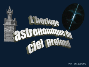 horloge_pulsar - Centre de Recherche Astrophysique de Lyon