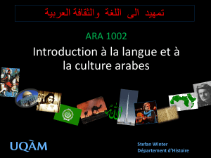 مقدمة الى اللغة والثقافة العربية - Histoire du Proche