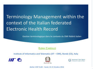 Healthcare Terminology Management and Integration in