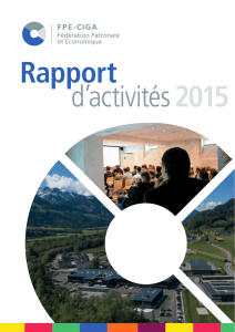 Rapport activite FPE-CIGA 2015