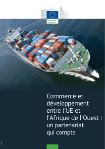 Commerce et développement entre l`UE et l`Afrique de l`Ouest :