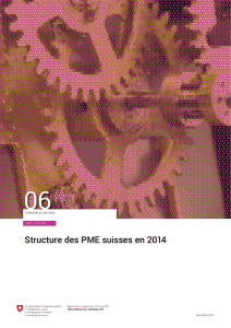 Structure des PME suisses en 2014