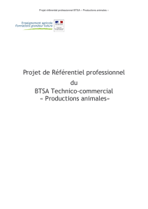 projet référentiel professionnel BTSA PA - Snetap-FSU