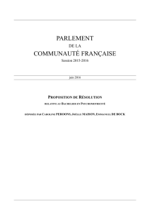 parlement communauté française