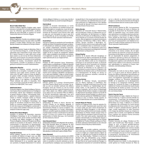 Page 50 WORLD POLICY CONFERENCE 09 • 30 octobre