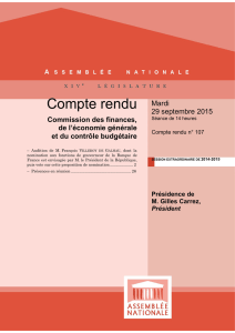 Compte rendu - Assemblée nationale