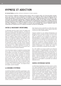 hypnose et addiction