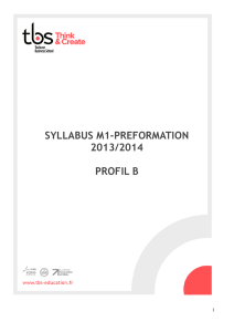 Syllabus PROFIL B - Sciences Po Toulouse