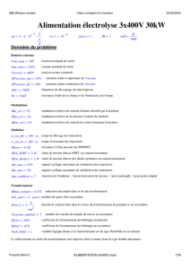 Mathcad - ALIMENTATION 3x400V.m