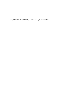 L`ÉCONOMIE MAROCAINE EN QUESTIONS