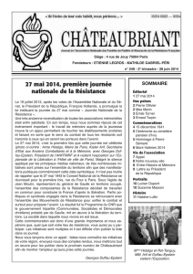 CHATEAUBRIANT N°249.indd - Association Nationale des Familles
