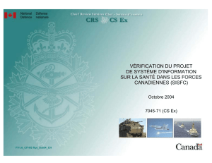 (SISFC) (PDF - Ministère de la Défense nationale