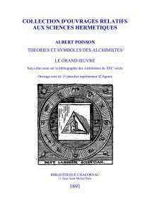 Théories et symboles des alchimistes