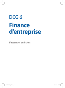 DCG 6 Finance d`entreprise