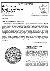 Bulletin n°07 - Centre Islamique de Genève